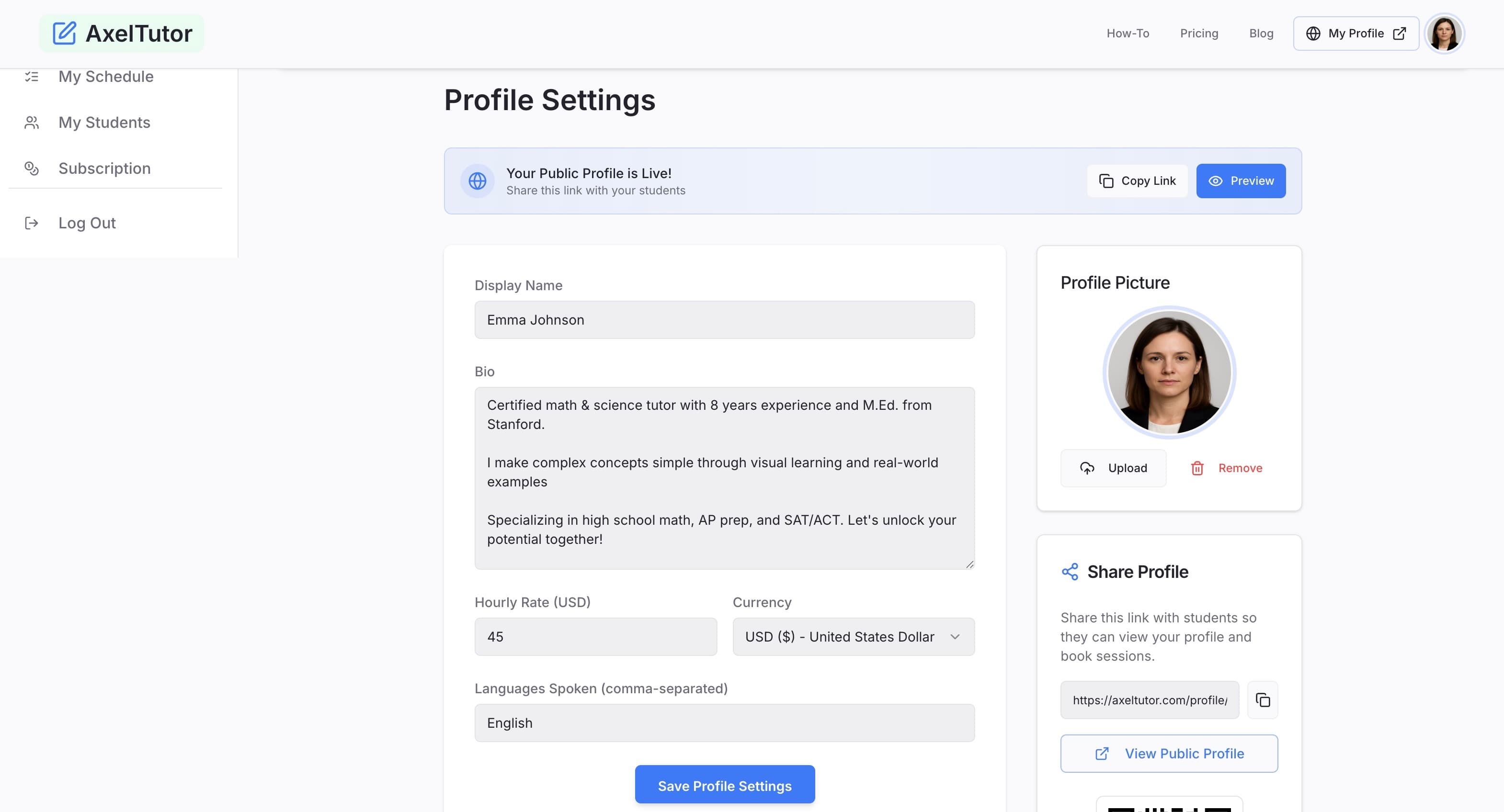 Calendar availability picker
